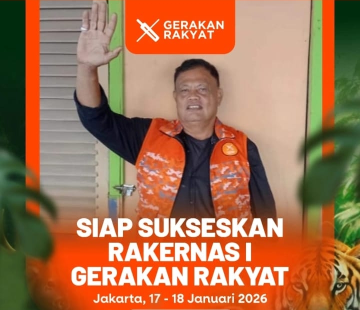 Perkuat Konsolidasi Nasional, Ketua DPW Sumut Ir. Sulihuddin Lubis dan Ketua DPD Kota Medan Ahmad Sibli Hadiri Rakernas I Gerakan Rakyat di Jakarta